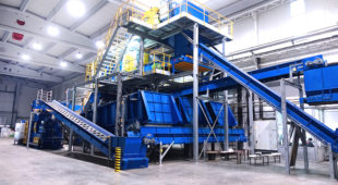 plastic recycling plant